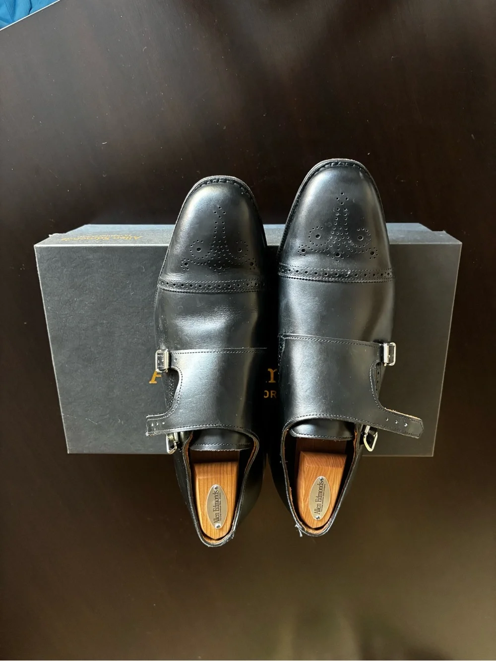 Allen Edmonds Black Leather St. John’s Dress Shoe